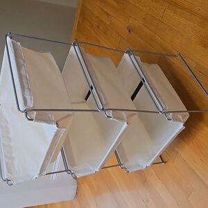 Stackable Metal Frame Canvas Storage Organizer
